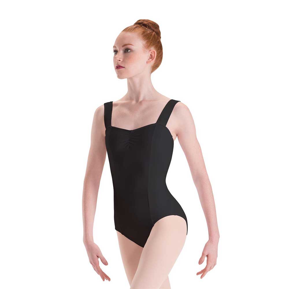 Motionwear 2720 Princess Seam Camisole Long Torso Dance Leotard - ADULT By Motionwear Inc. Canada - Adult X Large / Black