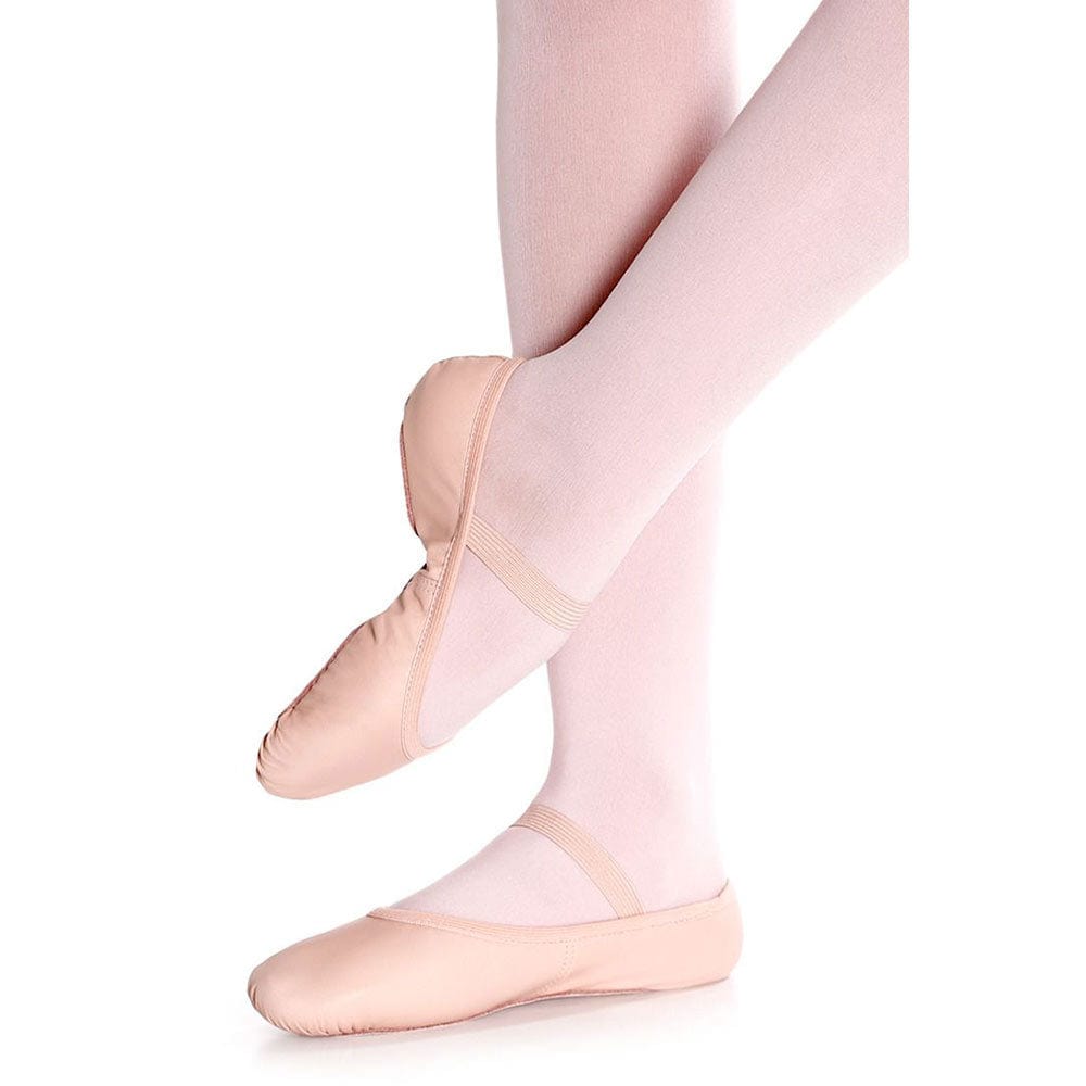 So Danca SD55L Ladies Full Sole Leather Ballet Shoes | Pink By So Danca Canada -