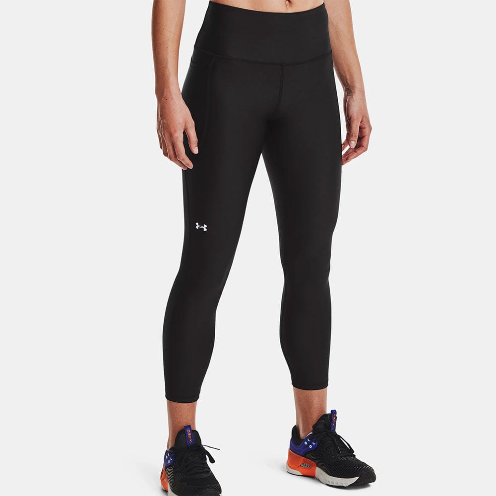 Under Armour Women's HeatGear Armour Mesh Ankle Crop  Outfits with leggings,  High waist sports leggings, Under armour women