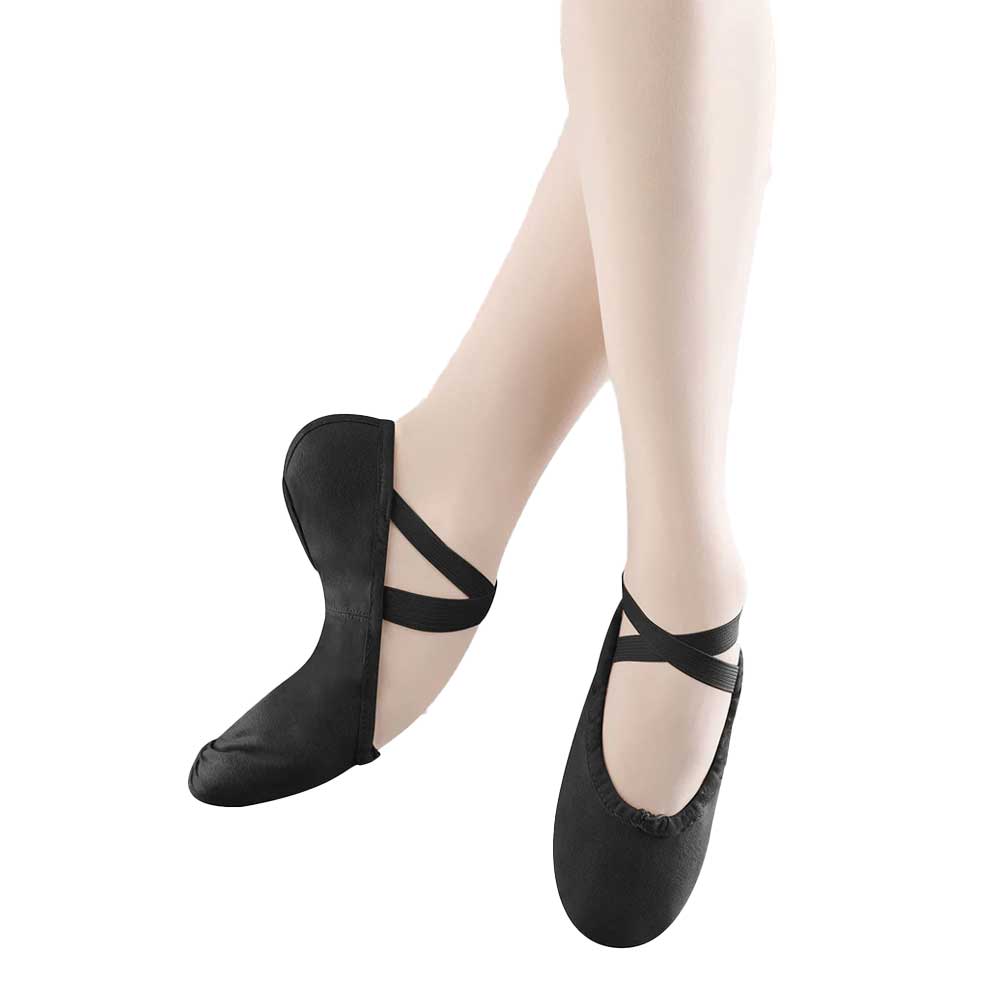 Bloch S0277L Ladies Pump Canvas Ballet Slippers Black