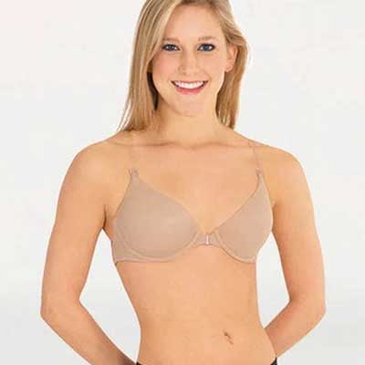 Body Wrappers Underwire Padded Bra - Clear Back Strap - 297 - Women's