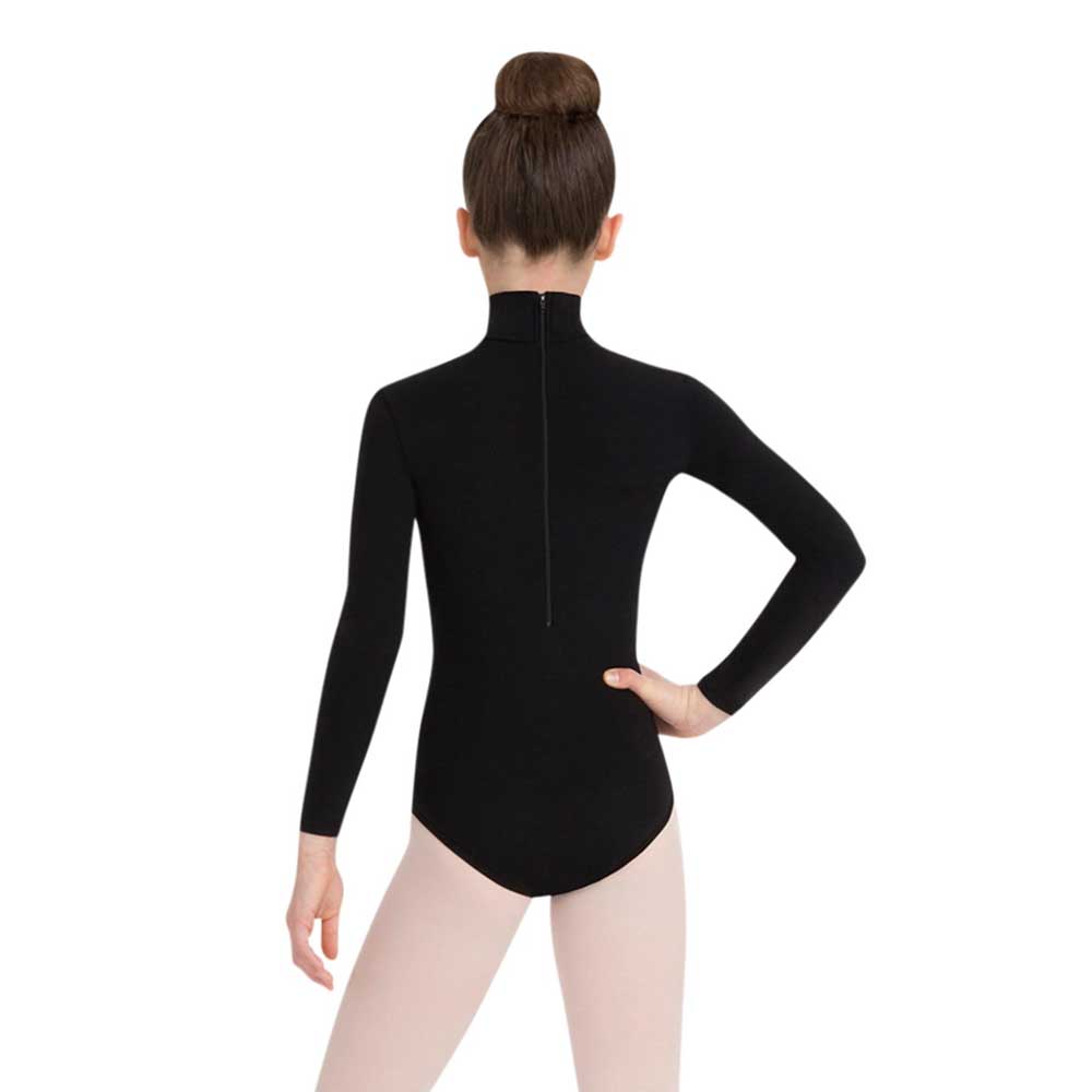 Capezio Long Sleeve Turtleneck Leotard w/ Snaps - Girls - Black By Capezio Canada -