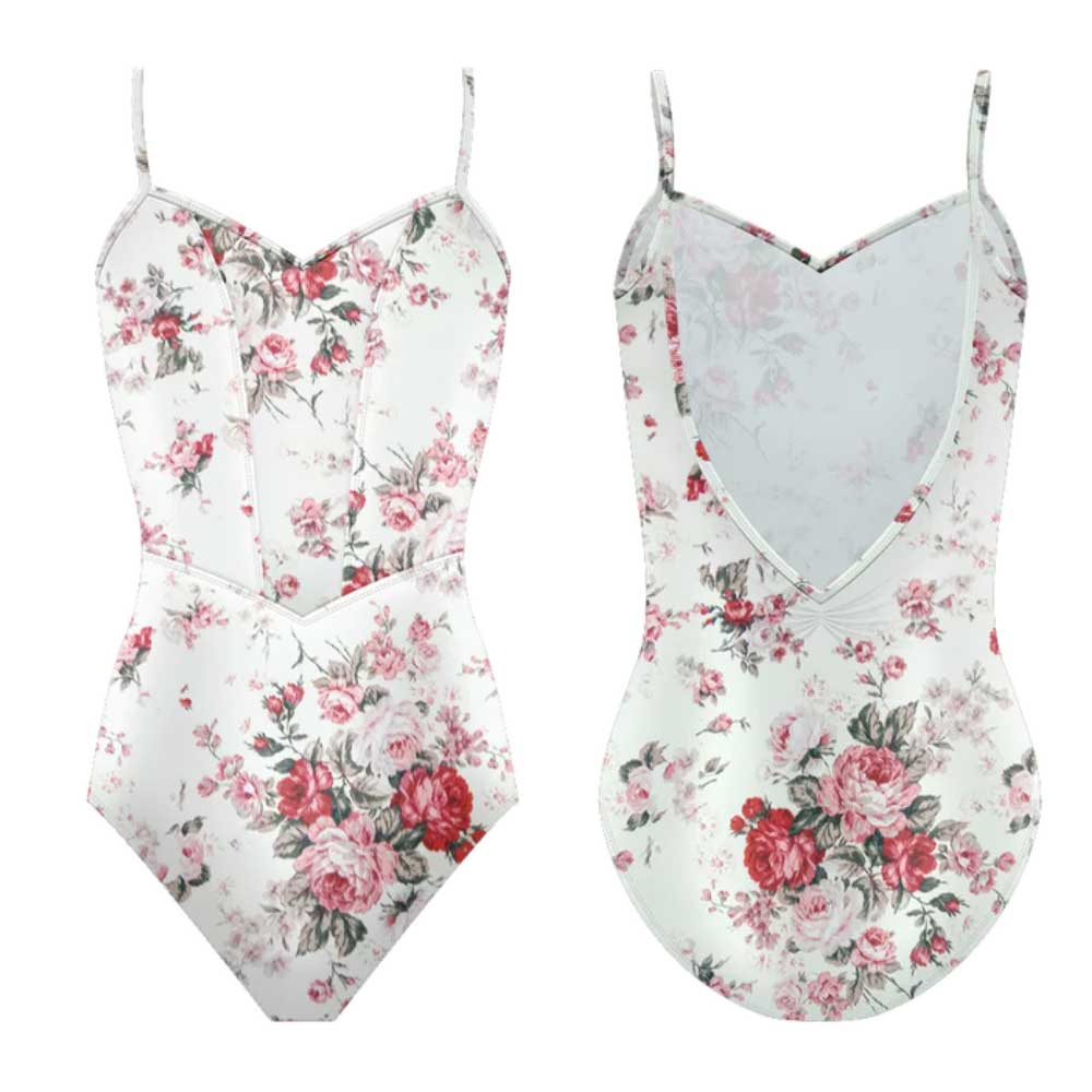Danse de Paris Womens Jardin L0002L Leotard - Rose Rouge By Danse de Paris Canada -