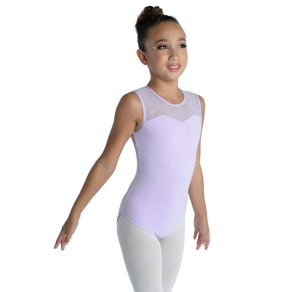 Danshuz 20114C Diamond Mesh Tank Leotard - Child By Danshuz Canada - 4 - 6 / Lavender