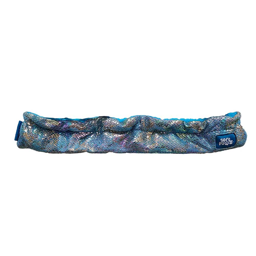 GUARDOG Soft PawZ Faux Snakeskin in Blue - Skate Blade Covers By Guard Dog Canada -