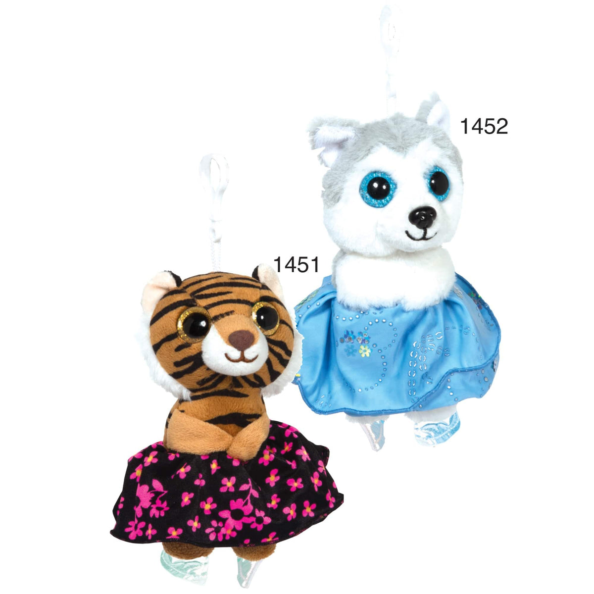 Jerry's Plush Skate Animal Keychains By Jerry's Canada - Husky