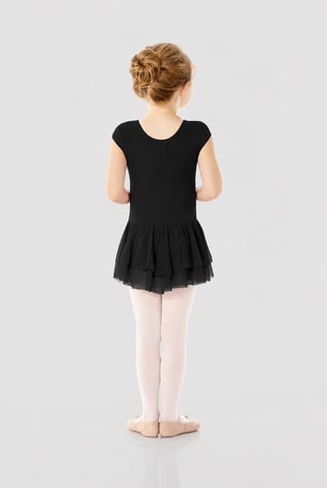 Mondor 26140 Black Essentials Dance Dress  - Girls By Mondor Canada -
