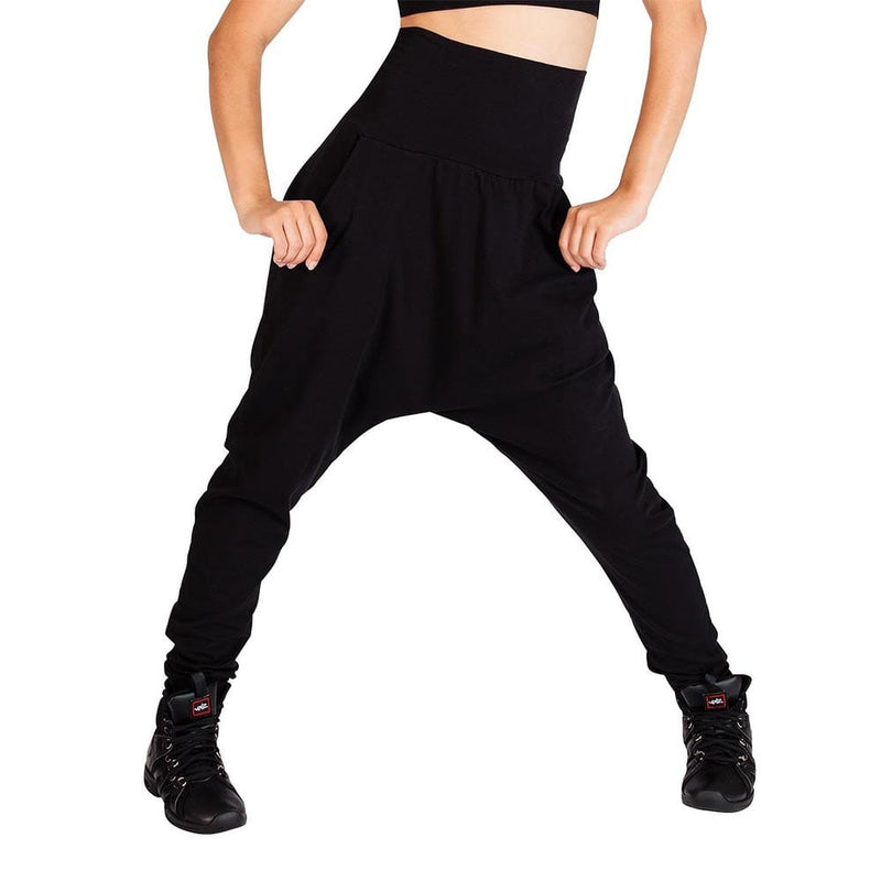 Body Wrappers Harem Pant - 7290 - Unisex By BODYWRAPPERS Canada - Ad. X Small / Black