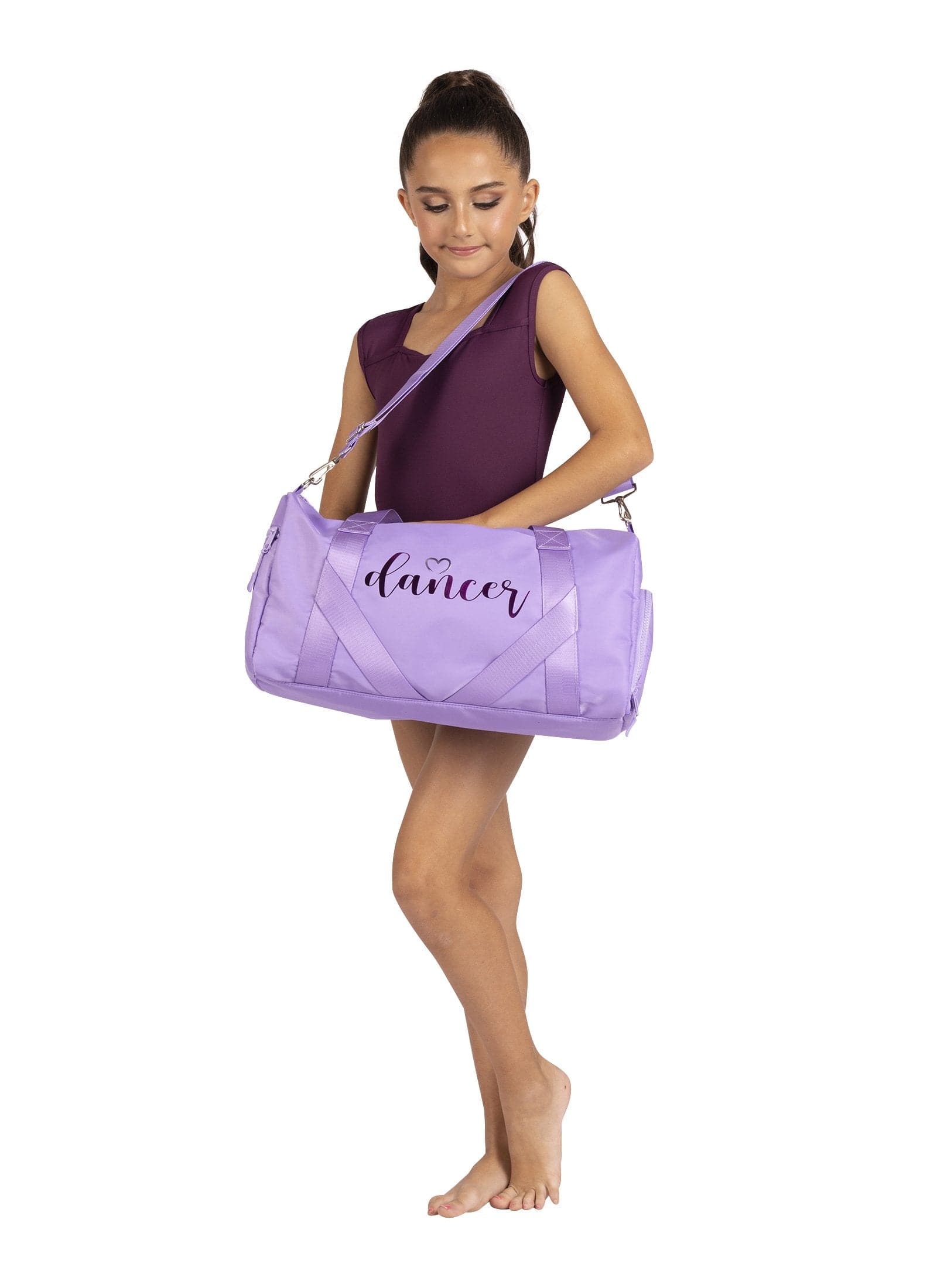 Danshuz B25503 Lavender Dance Ready Duffel Bag By Danshuz Canada -