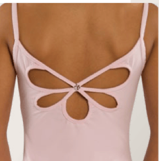 Danshuz 731 Flower Back Camisole Ballet Dress - Girls By Danshuz Canada - 6x - 7 / Pink