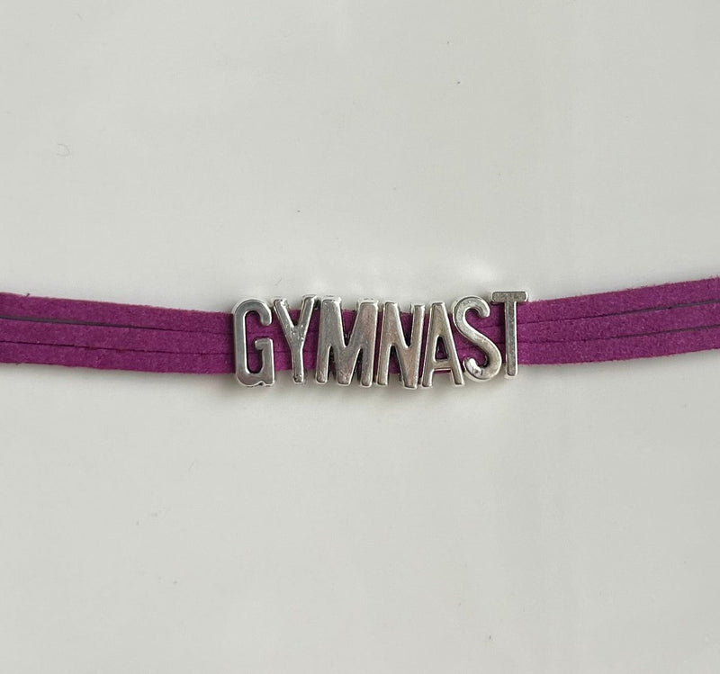 Gymnast Adjustable Bracelet By C & J Merchantile Canada - Purple
