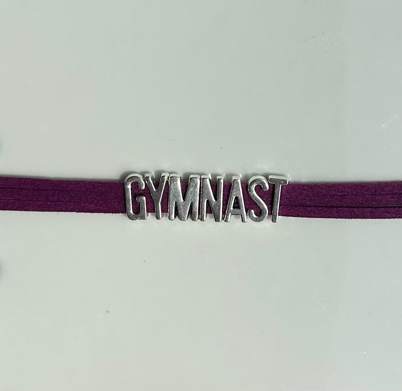 Gymnast Adjustable Bracelet By C & J Merchantile Canada - Dark Purple