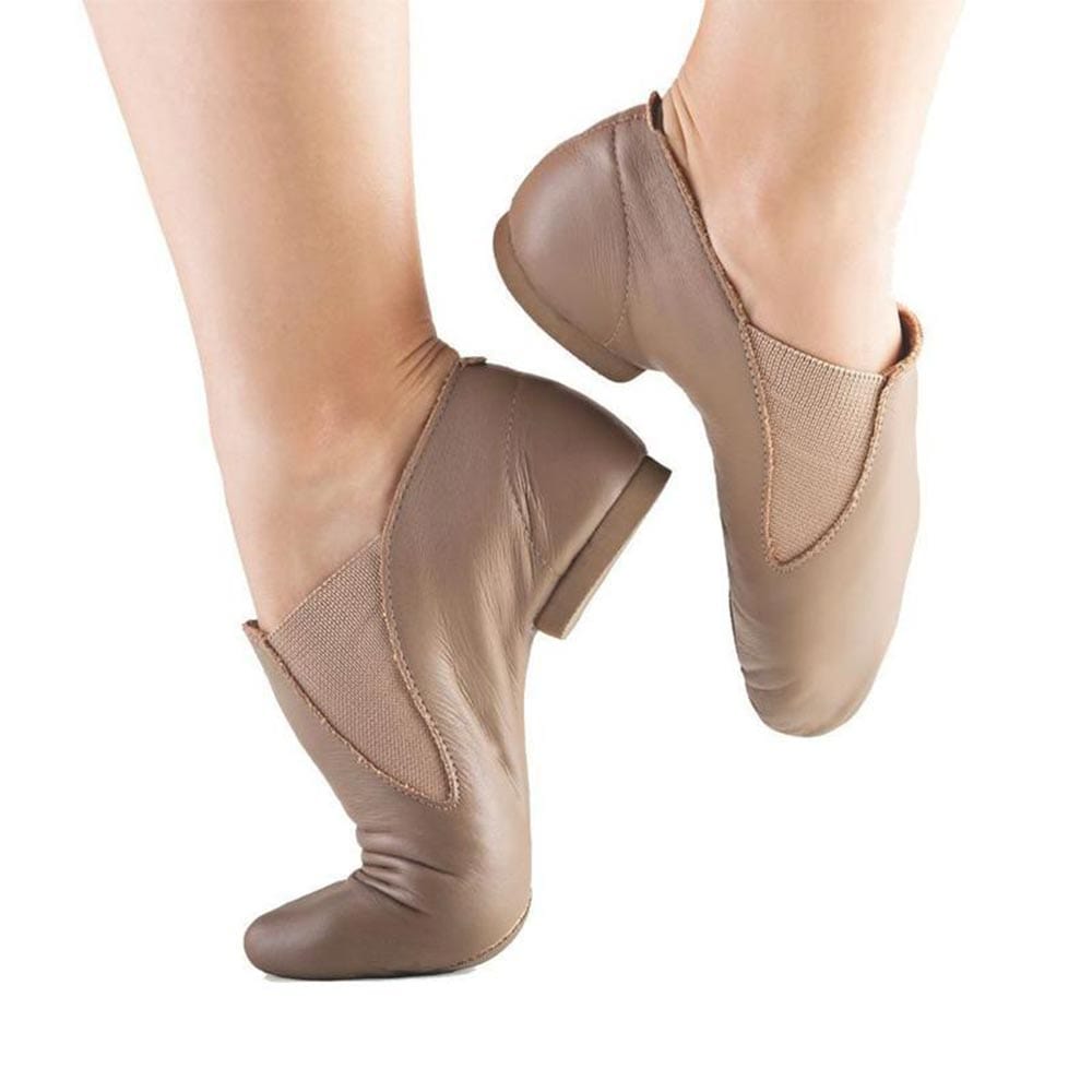 Jaden Slip-On Jazz Shoes in Caramel - CLEARANCE By So Danca Canada -