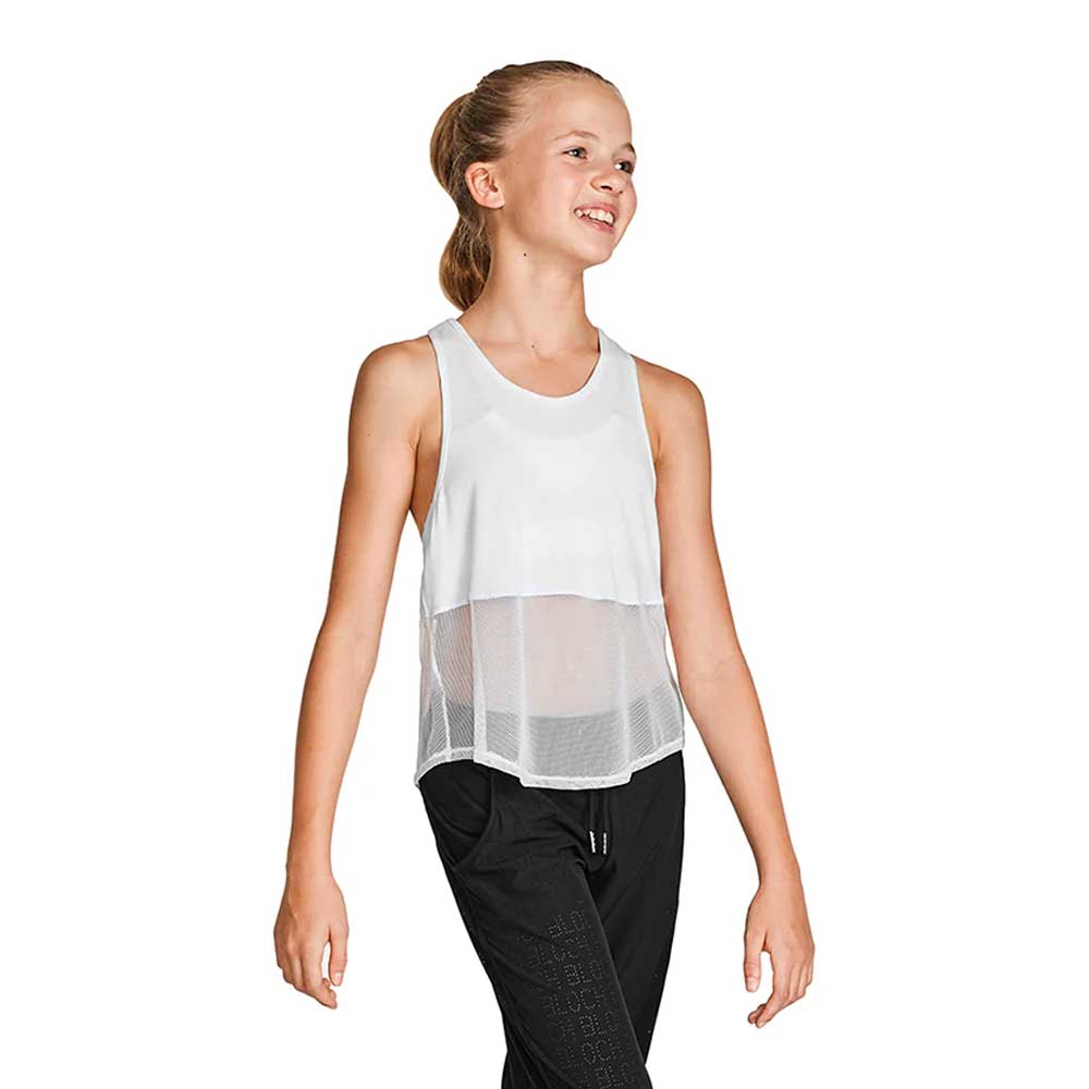 Bloch FT5218C Logo Mesh Top - Child By Bloch Canada -