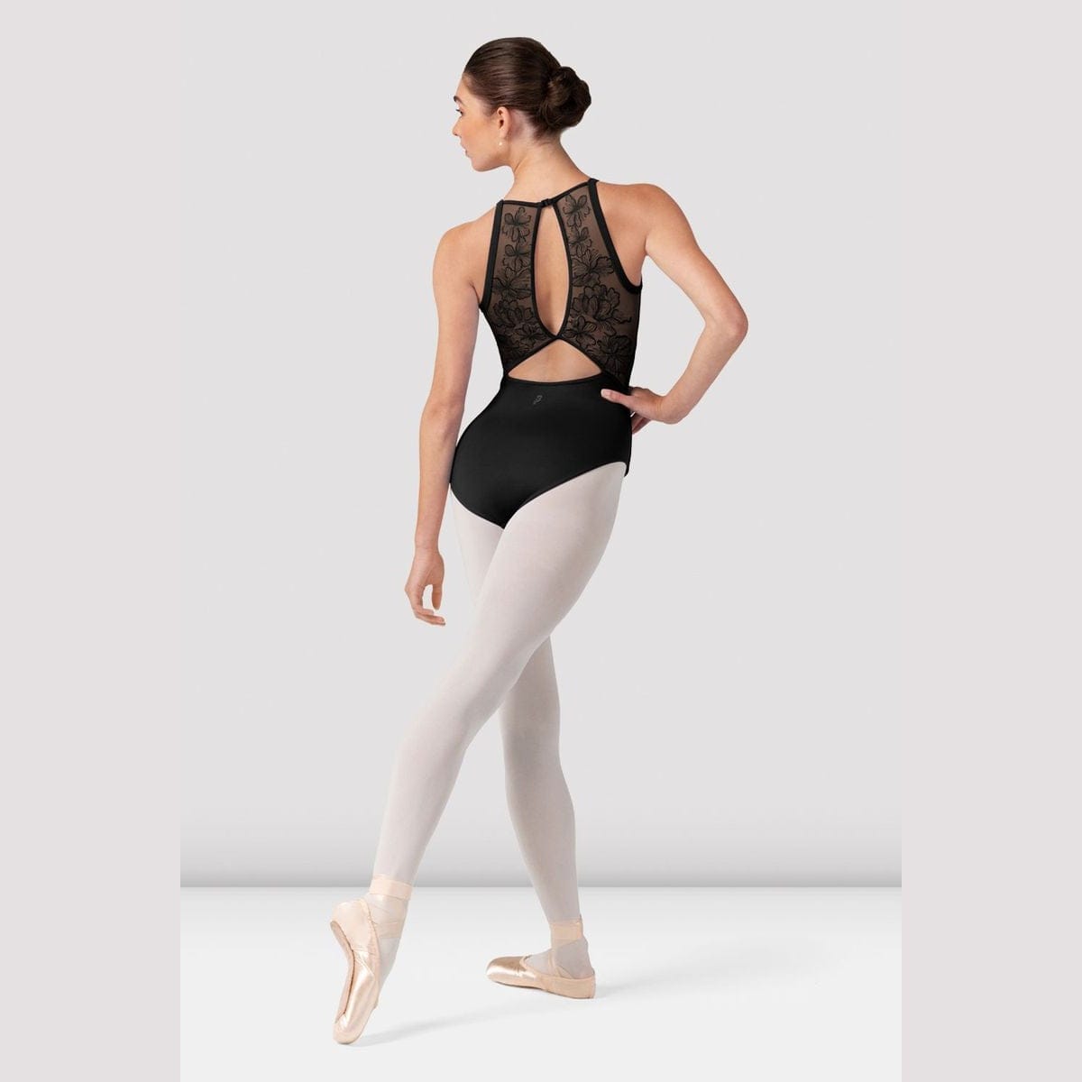 Bloch L40002 Floral Halterneck Leotard - Adult By Bloch Canada - Small / Black