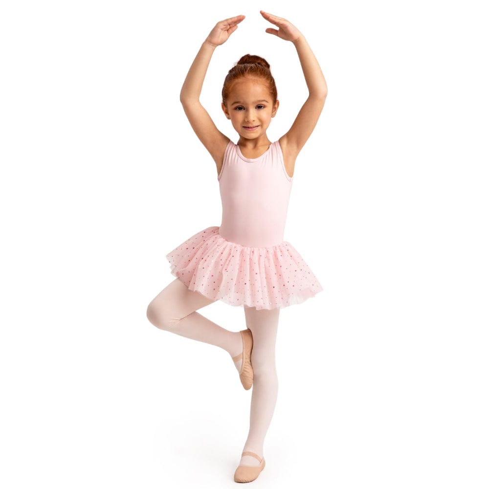 Capezio Keyhole Tutu Ballet Dress - Girls By Capezio Canada - S / Pink