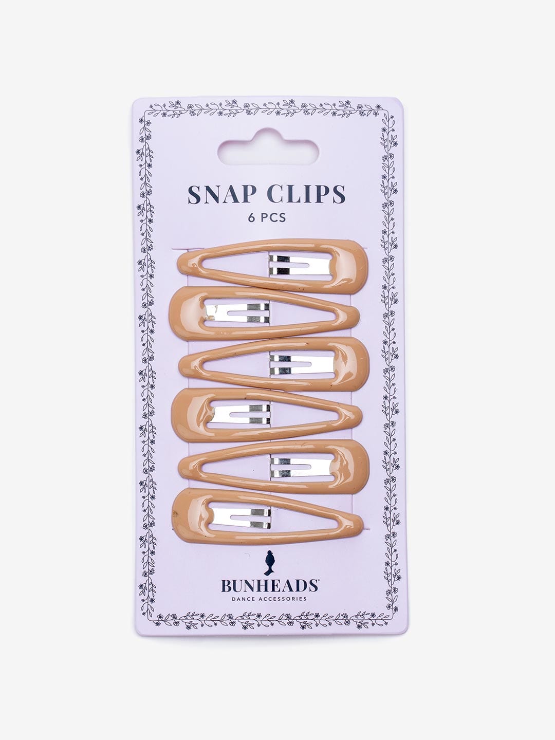 Bunheads Snap Clips (6 / Card) - for hair buns By Bunheads Canada - Blonde