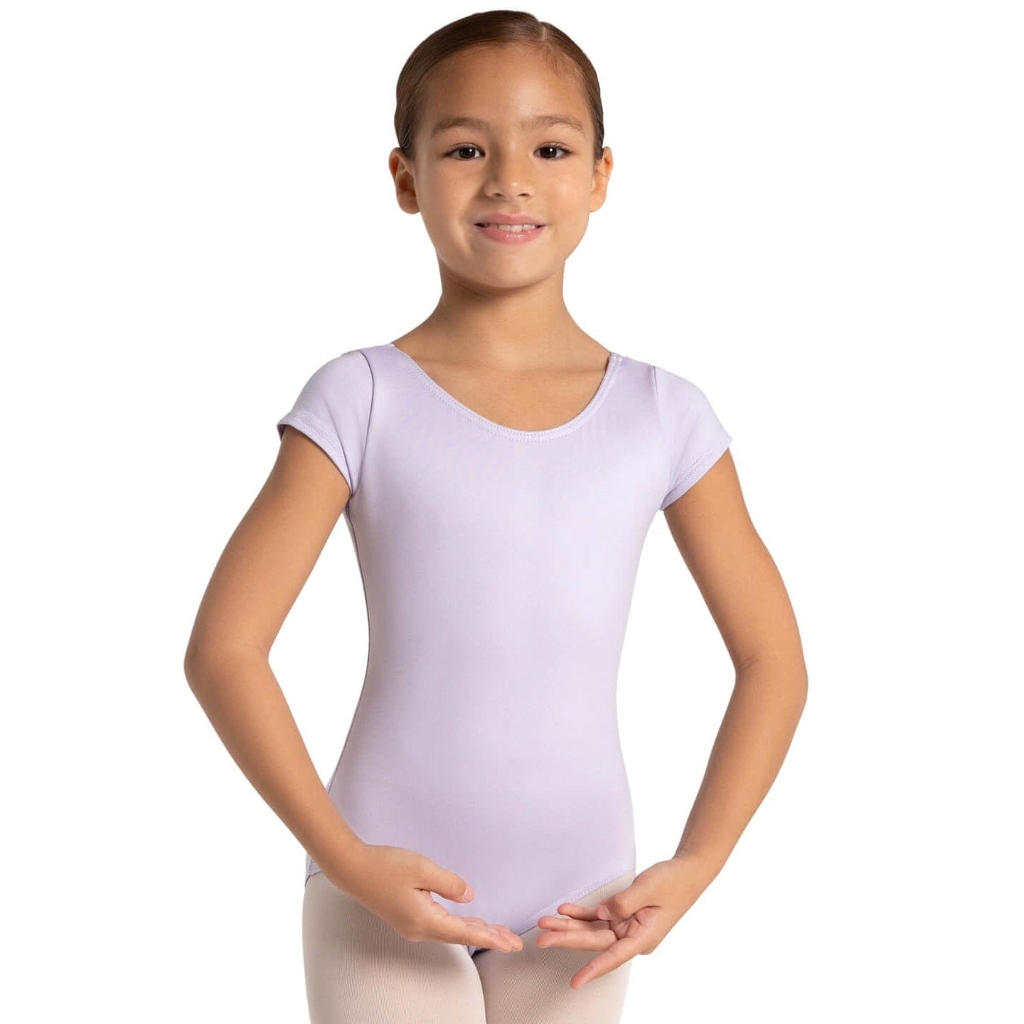 Capezio SE1005C Small Sleeve Leotard - Child By Capezio Canada - S / Lavendar