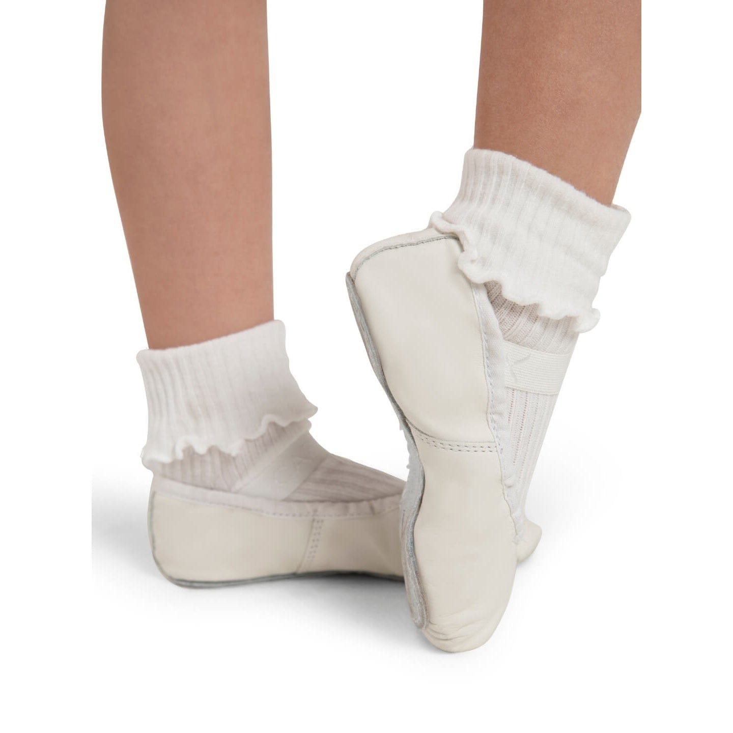 Capezio 205C Daisy Beginner Ballet Slippers in White - Kids Sizes By Capezio Canada -