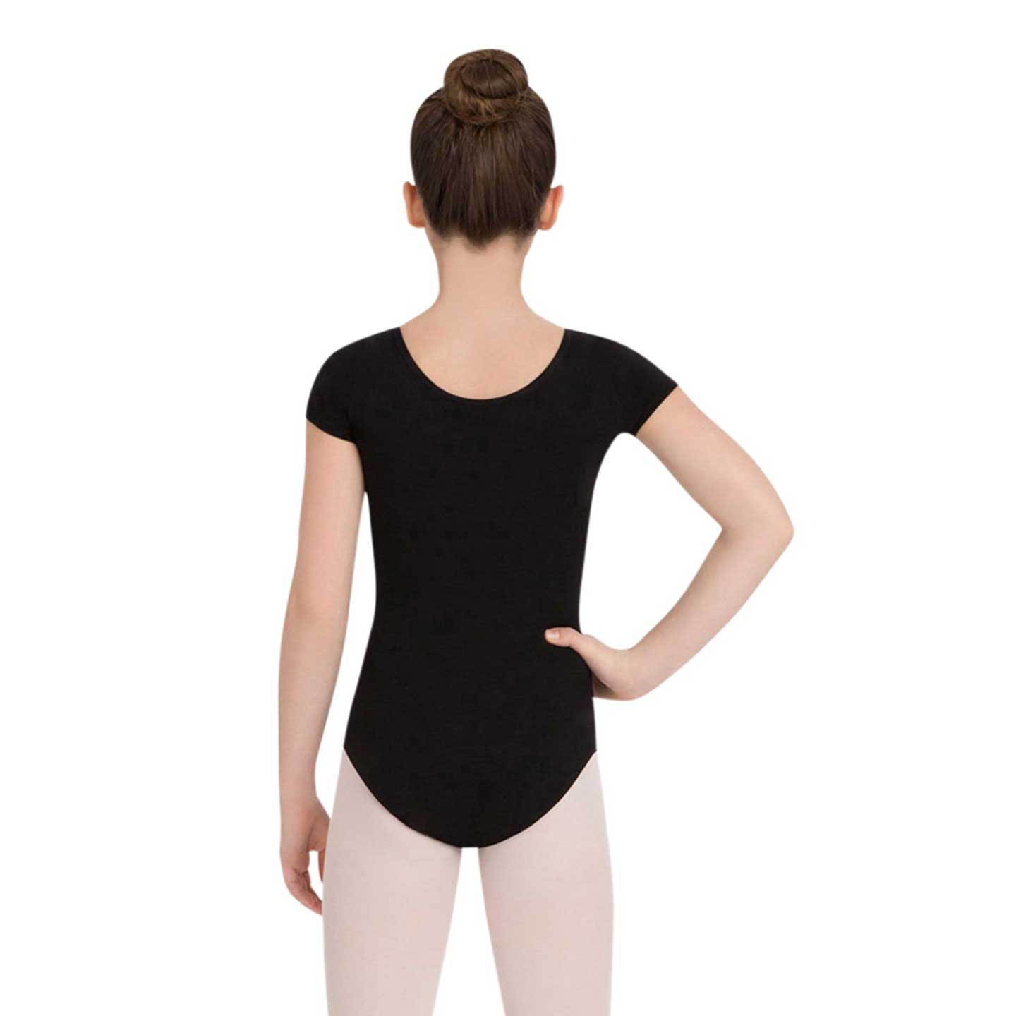 Capezio CC400C Cotton Short Sleeve Scoop Neck Leotard - Child By Capezio Canada -