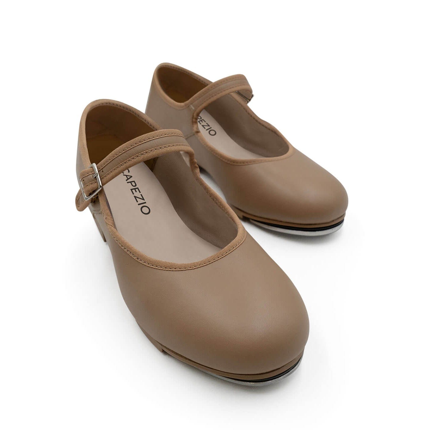 Capezio 3800 Ladies Mary Jane Leather Tap Dance Shoe - Caramel By Capezio Canada -