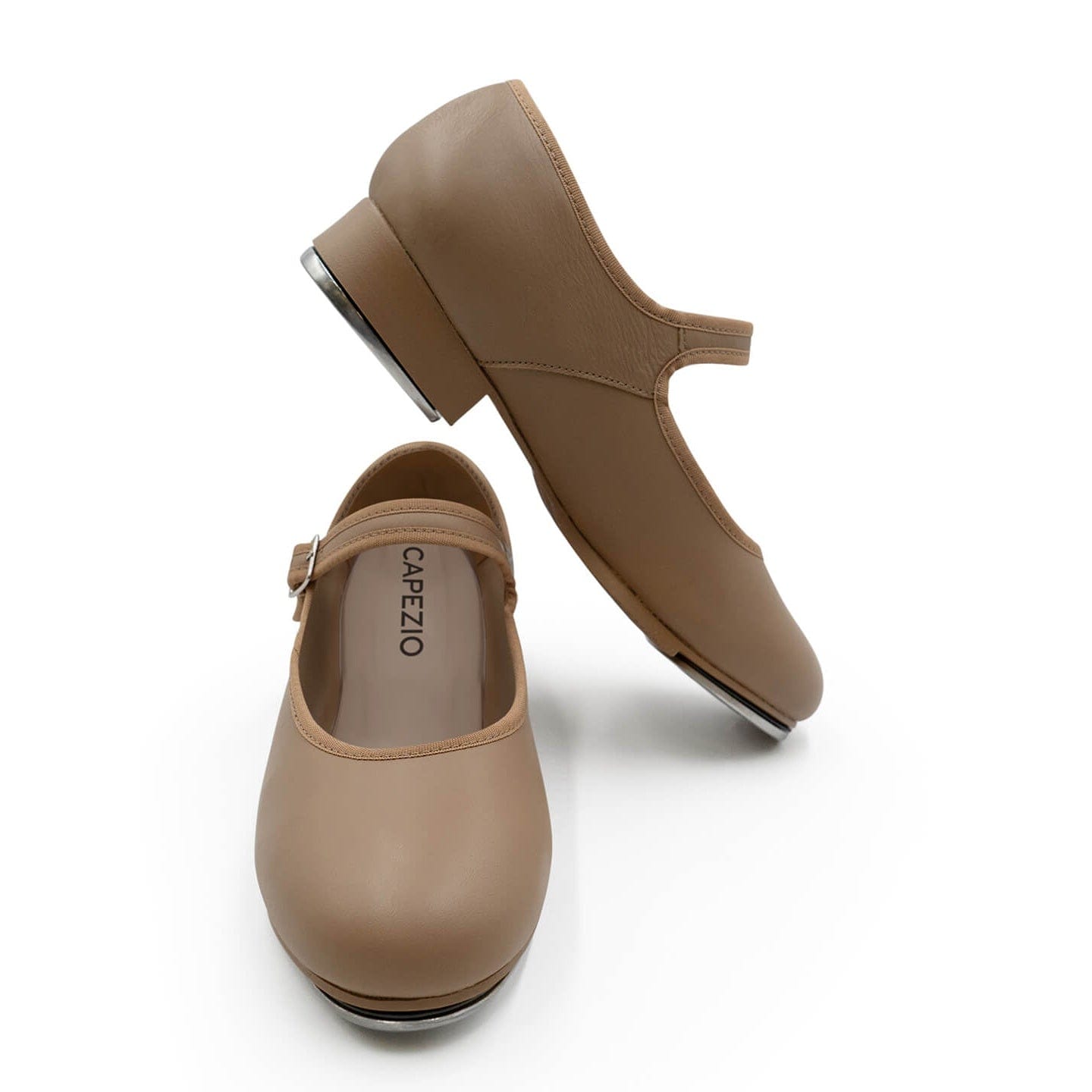 Capezio 3800 Ladies Mary Jane Leather Tap Dance Shoe - Caramel By Capezio Canada -
