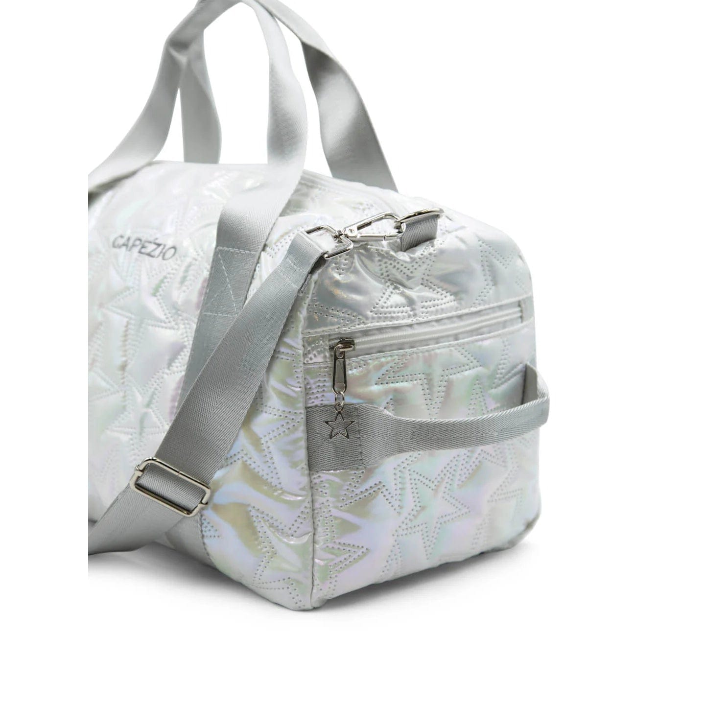 Capezio B323 Metallic Star Travel Duffle - Metallic Silver By Capezio Canada -