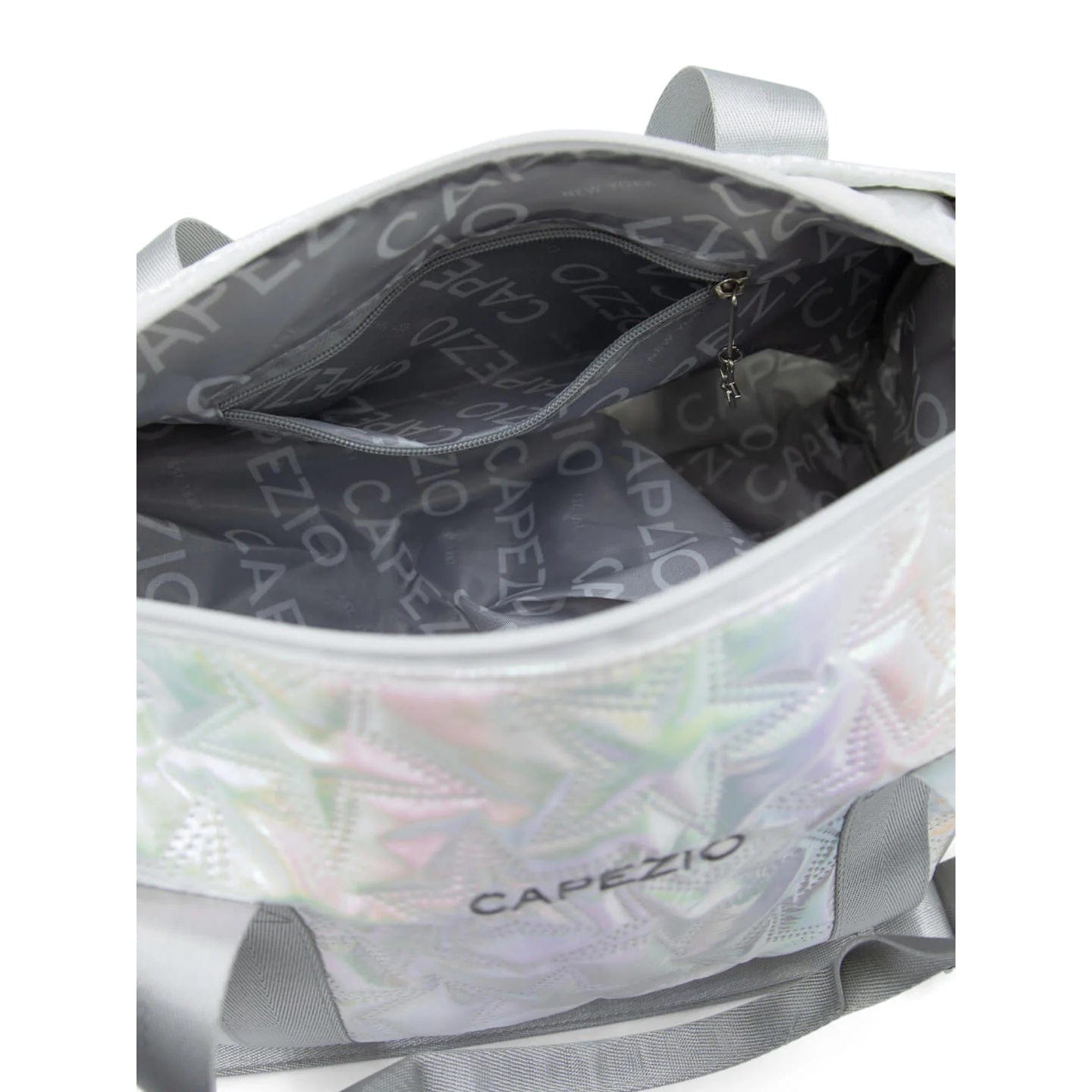 Capezio B323 Metallic Star Travel Duffle - Metallic Silver By Capezio Canada -