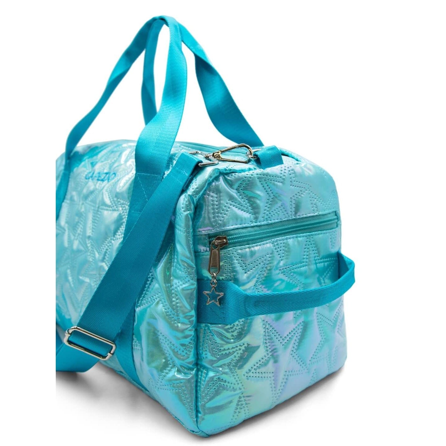 Capezio B323 Metallic Star Travel Duffle - Metallic Turquoise By Capezio Canada -