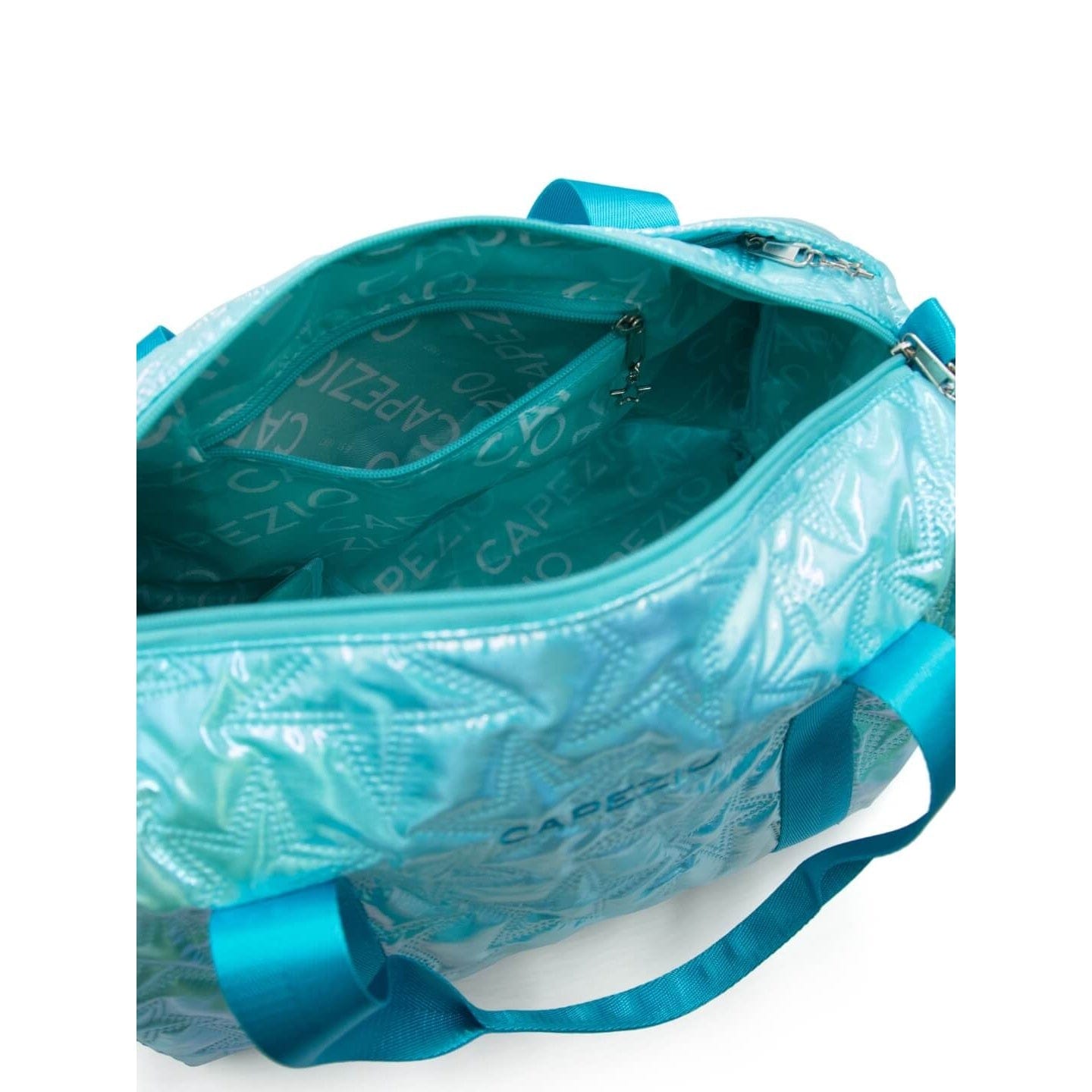 Capezio B323 Metallic Star Travel Duffle - Metallic Turquoise By Capezio Canada -