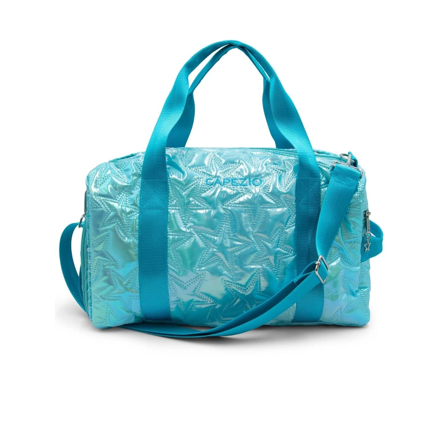 Capezio B323 Metallic Star Travel Duffle - Metallic Turquoise By Capezio Canada -