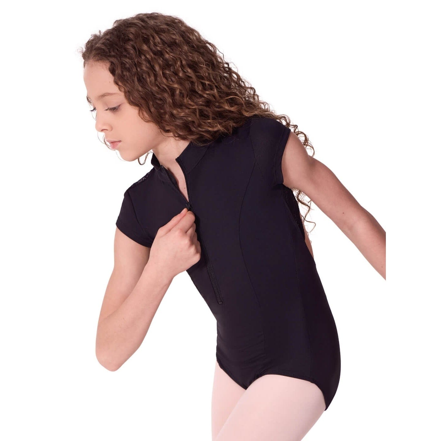 Capezio EL107T Zip Front Leotard - Tween By Capezio Canada -