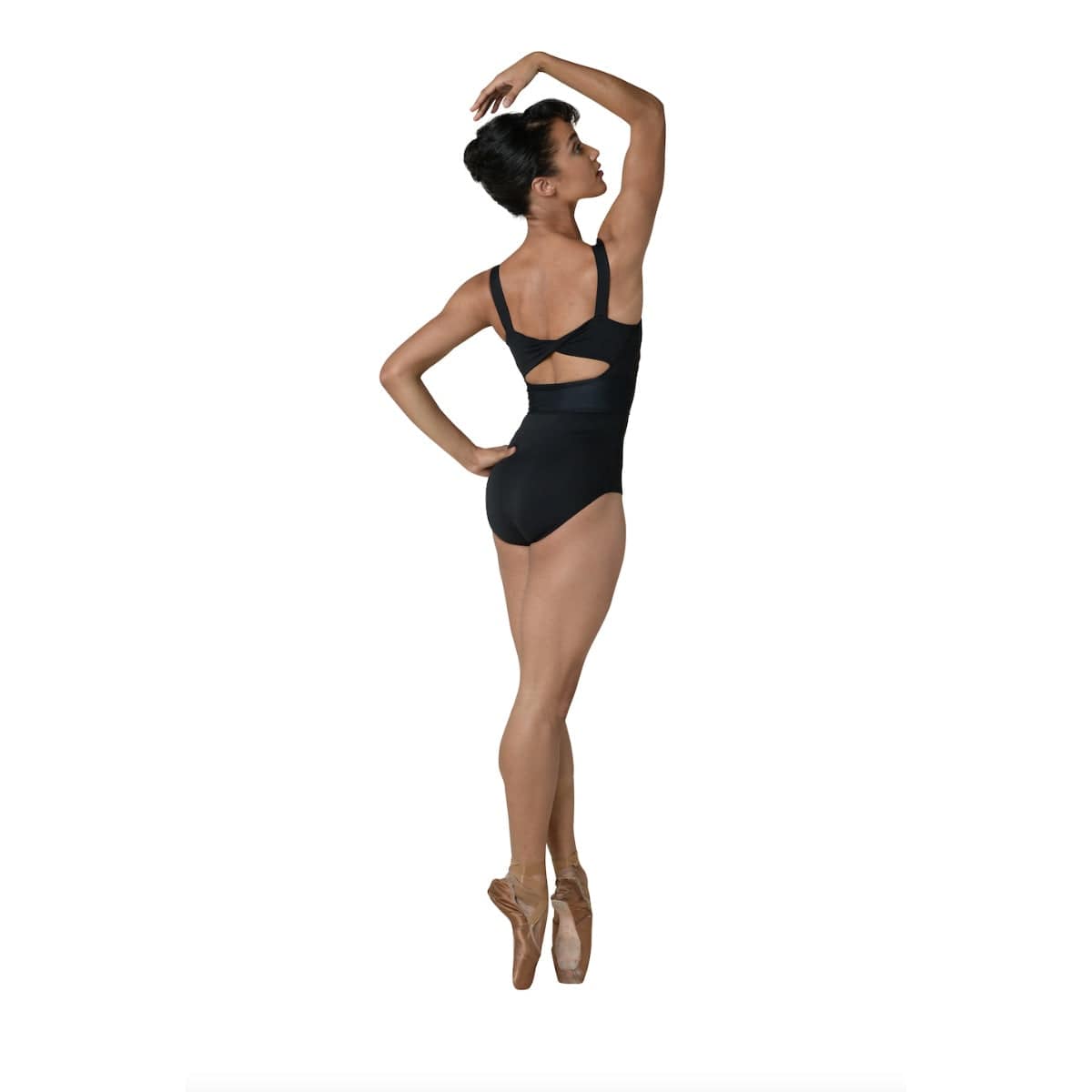 Danshuz 22115A Camisole Leotard with Mesh - Adult By Danshuz Canada - Ad. Med. / Black