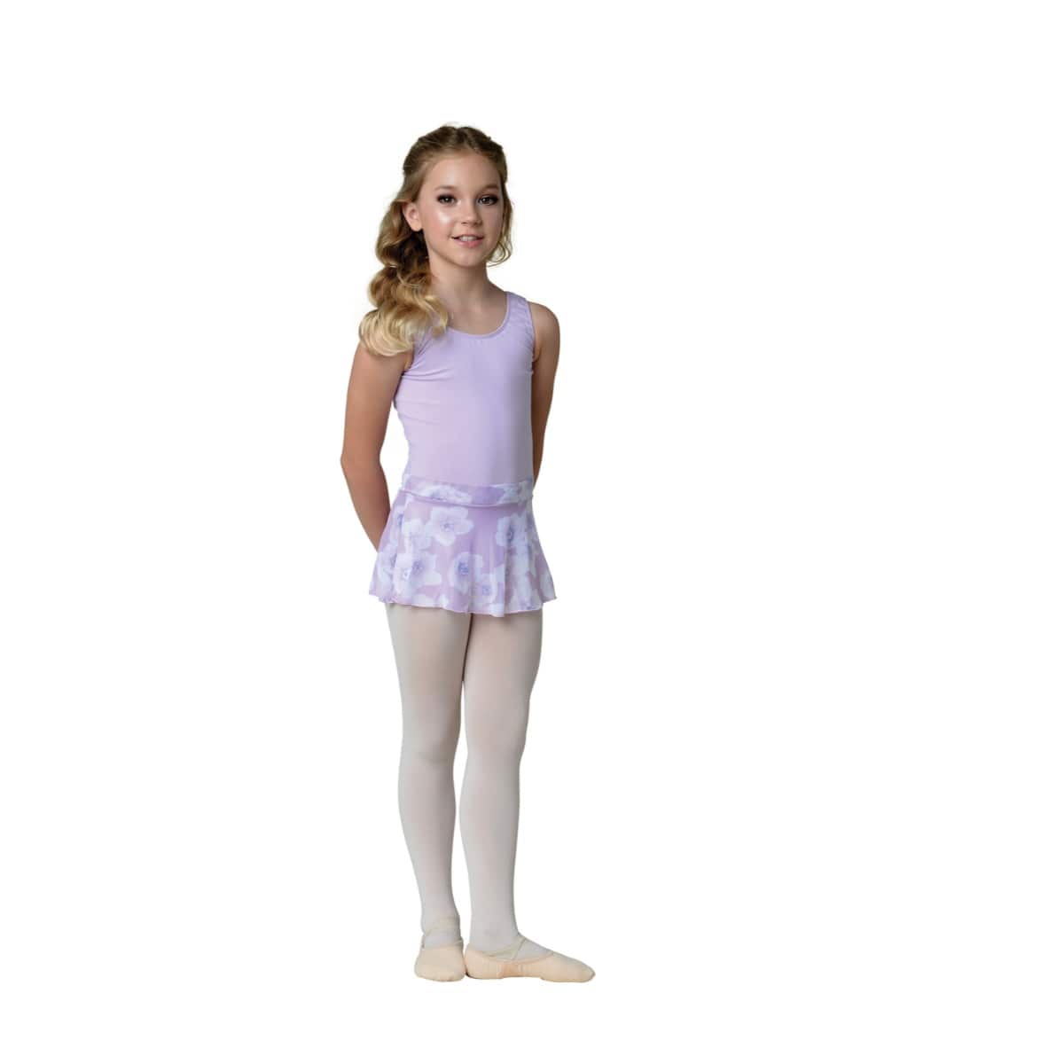 Danshuz 22405C Lavender Floral Skirt - Girls By Danshuz Canada - T - S / Lavender