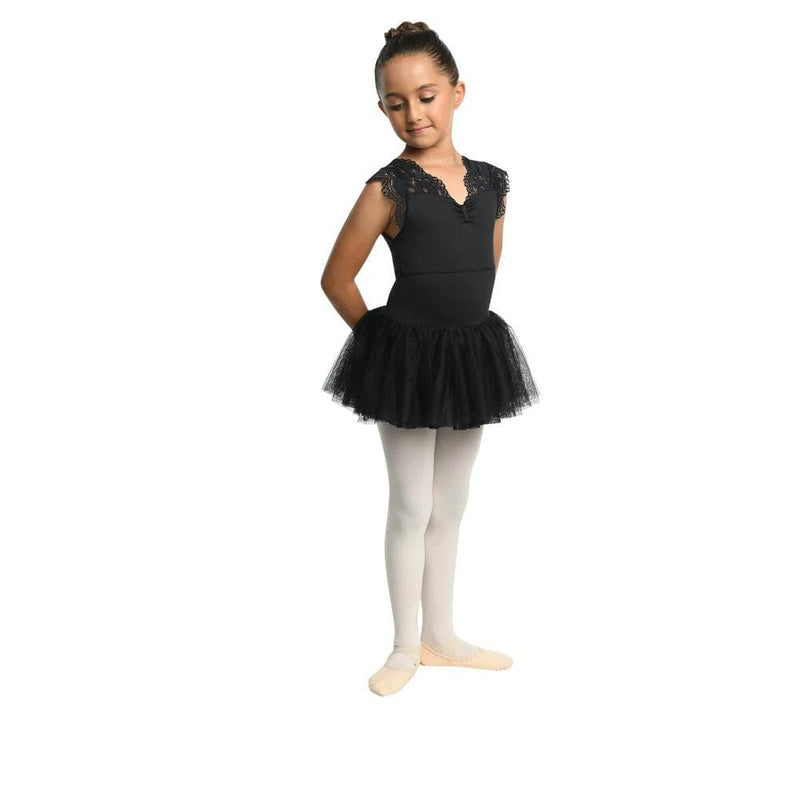 Danshuz 23204C Cap Sleeve Lace Dress - Child By Danshuz Canada - 4 - 6 / Black