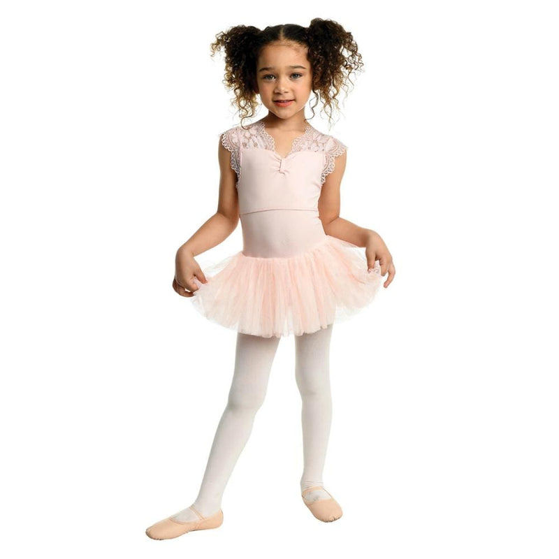 Danshuz 23204C Cap Sleeve Lace Dress - Child By Danshuz Canada - 2 - 4 / Rose