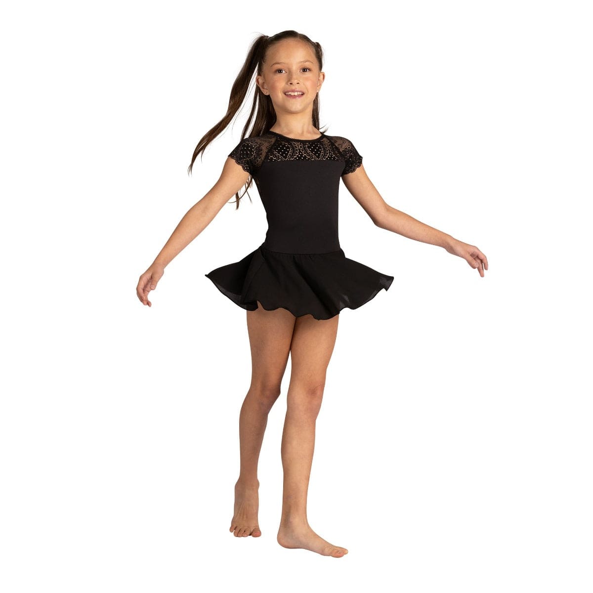 Danshuz 24202C Cap Sleeve Dress with Lace - Child By Danshuz Canada -