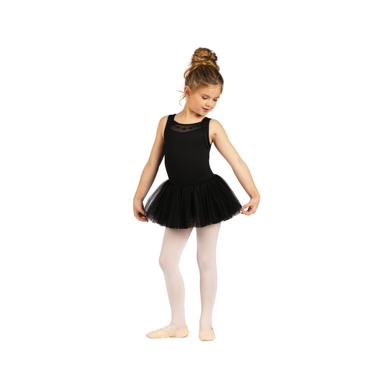 Danshuz 25202C Flocked Dress - Child By Danshuz Canada - 6x - 7 / Black