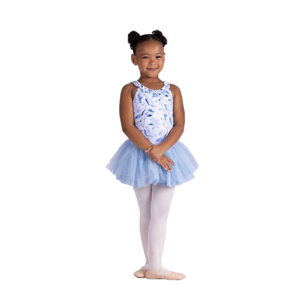 Danshuz 26201C Blue Delilah Floral Print Dress - Girls By Danshuz Canada -