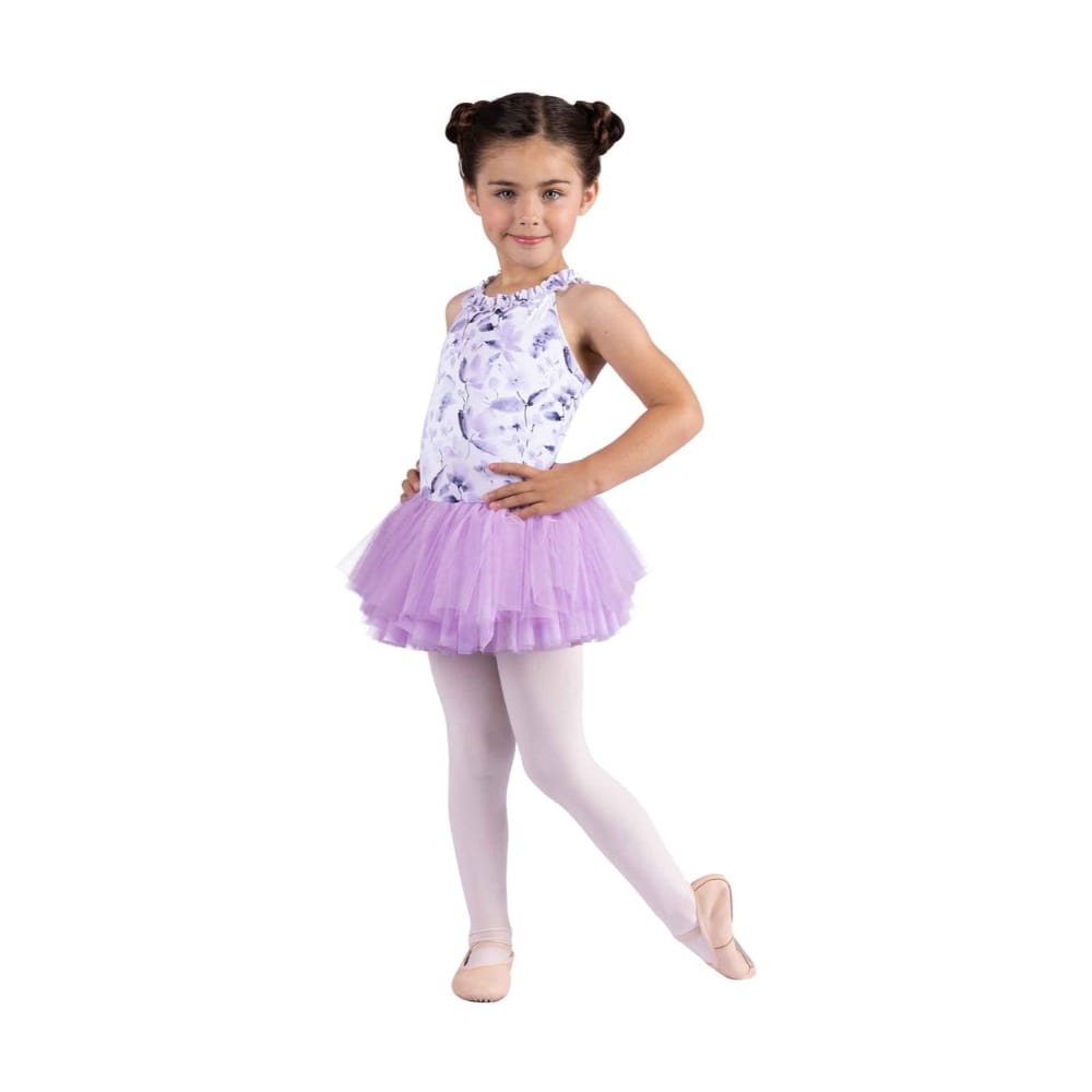Danshuz 26201C Lavender Delilah Floral Print Dress - Girls By Danshuz Canada -