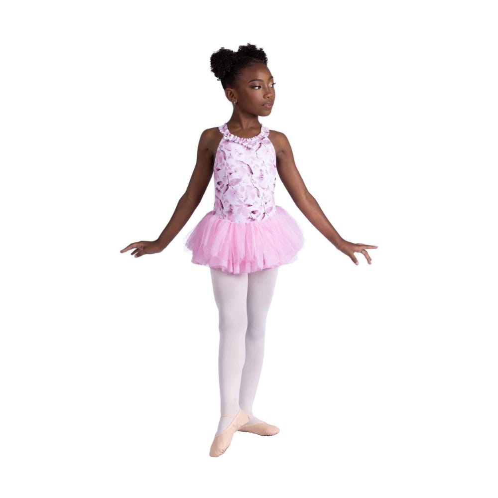 Danshuz 26201C Pink Delilah Floral Print Dress - Girls By Danshuz Canada - 6x - 7 / Pink