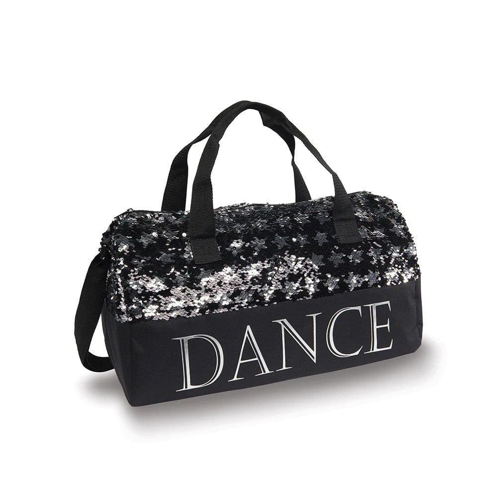 Danshuz B20521 Dance Sequin Stars Duffel - Black/Silver By Danshuz Canada -