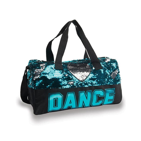 Danshuz B842 Dance Sequin Heart Duffel - Turquoise By Danshuz Canada -