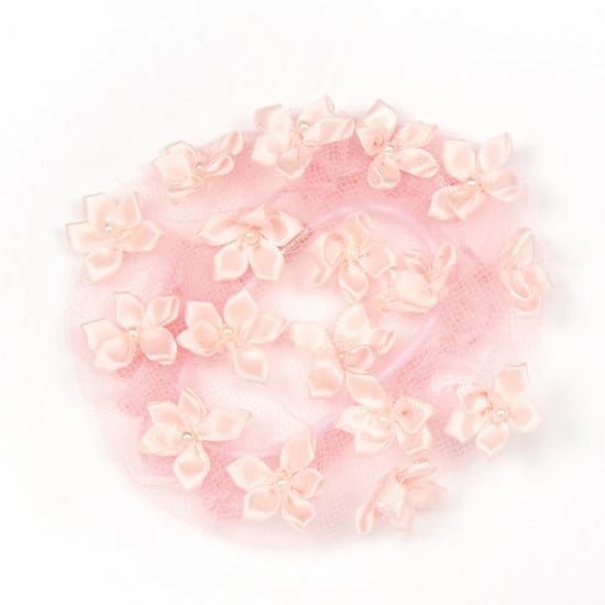 DASHA 2114 Star Flower Bun Cover By Dasha Canada - Pink