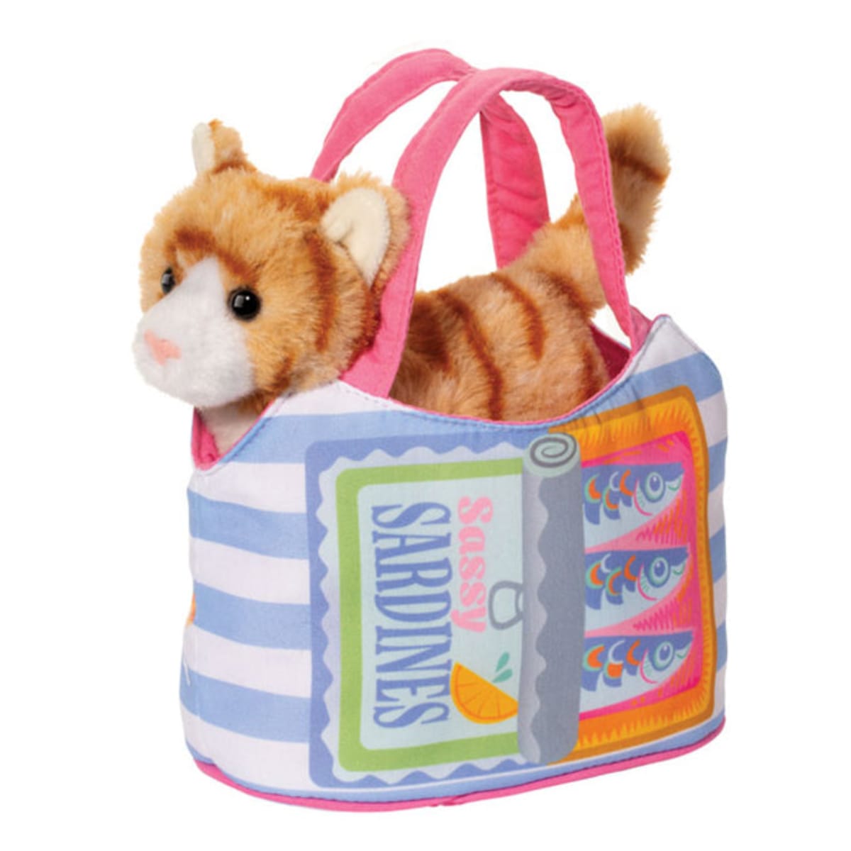 Douglas 2235 Sardine Sassy Pet Sak with Orange Striped Cat By Douglas Canada -
