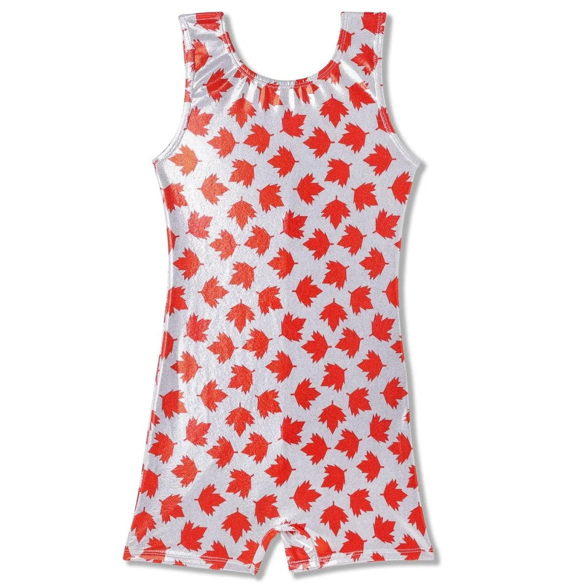 Girl Power Maple Leaf Gymnastics Biketard By Girl Power Canada -