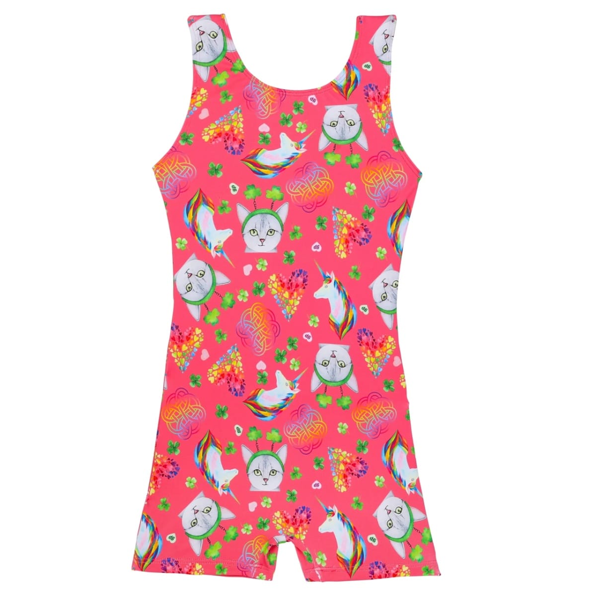 Girl Power Lucky Gymnastics Biketard - Girls By Girl Power Canada -