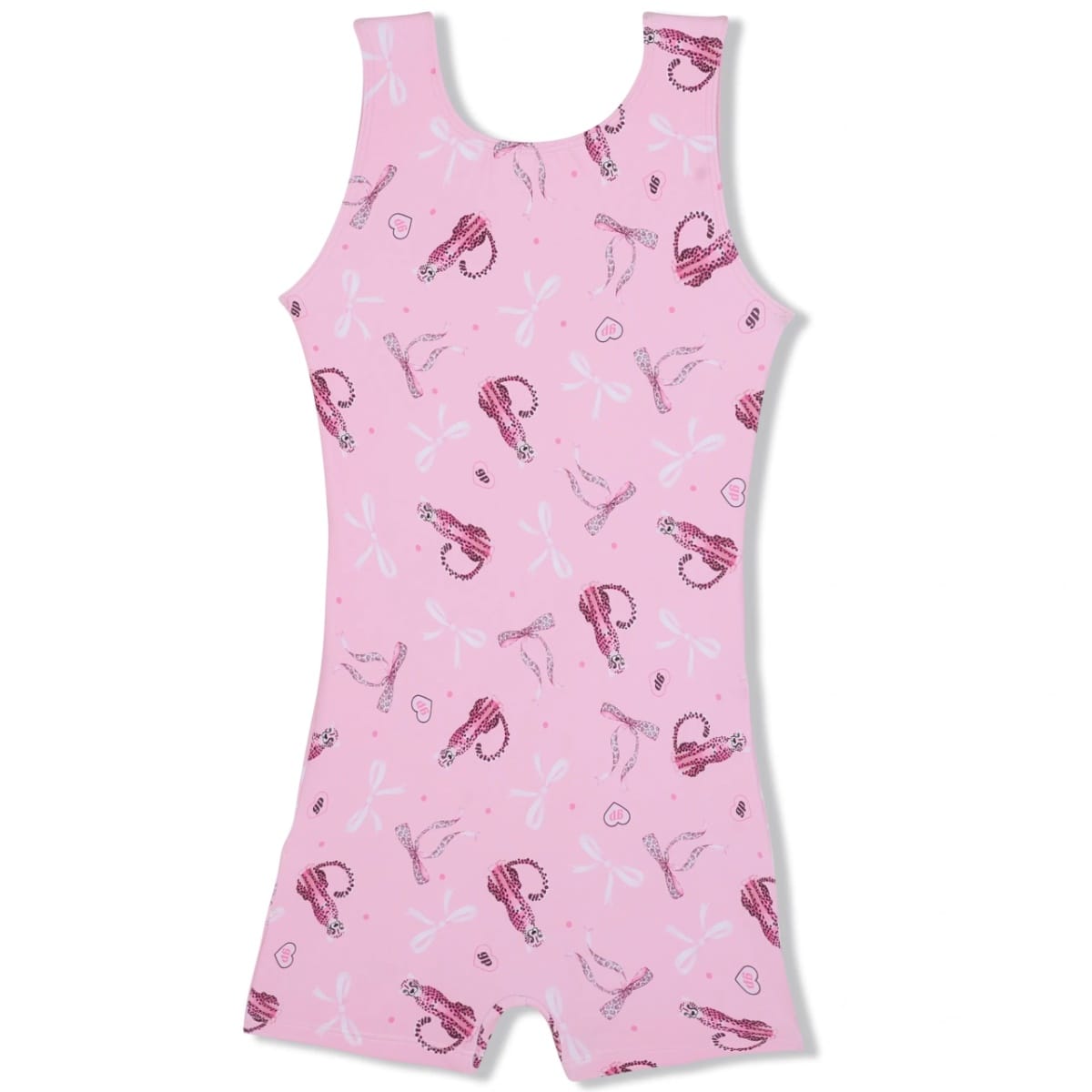 Girl Power Sport Pink Leopard Gymnastics Biketard - Girls By Girl Power Canada -