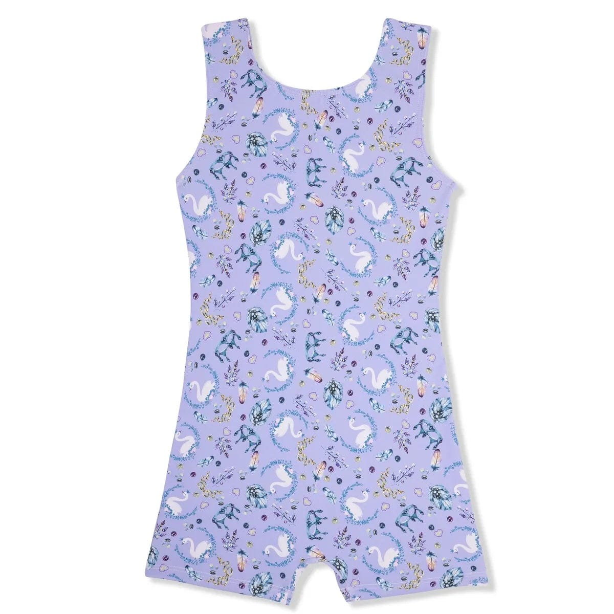Girl Power 103 Swan Lake Gymnastics Biketard By Girl Power Canada -