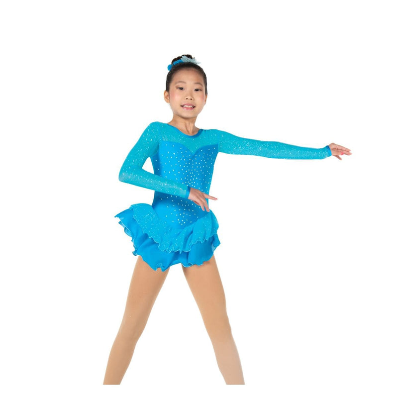 Jerry's 154-23 Crystal Kisses Figure Skating Dress - Child By Jerry's Canada - 12-14 / Turquoise